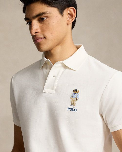 Custom Slim Fit Polo Bear Polo Shirt